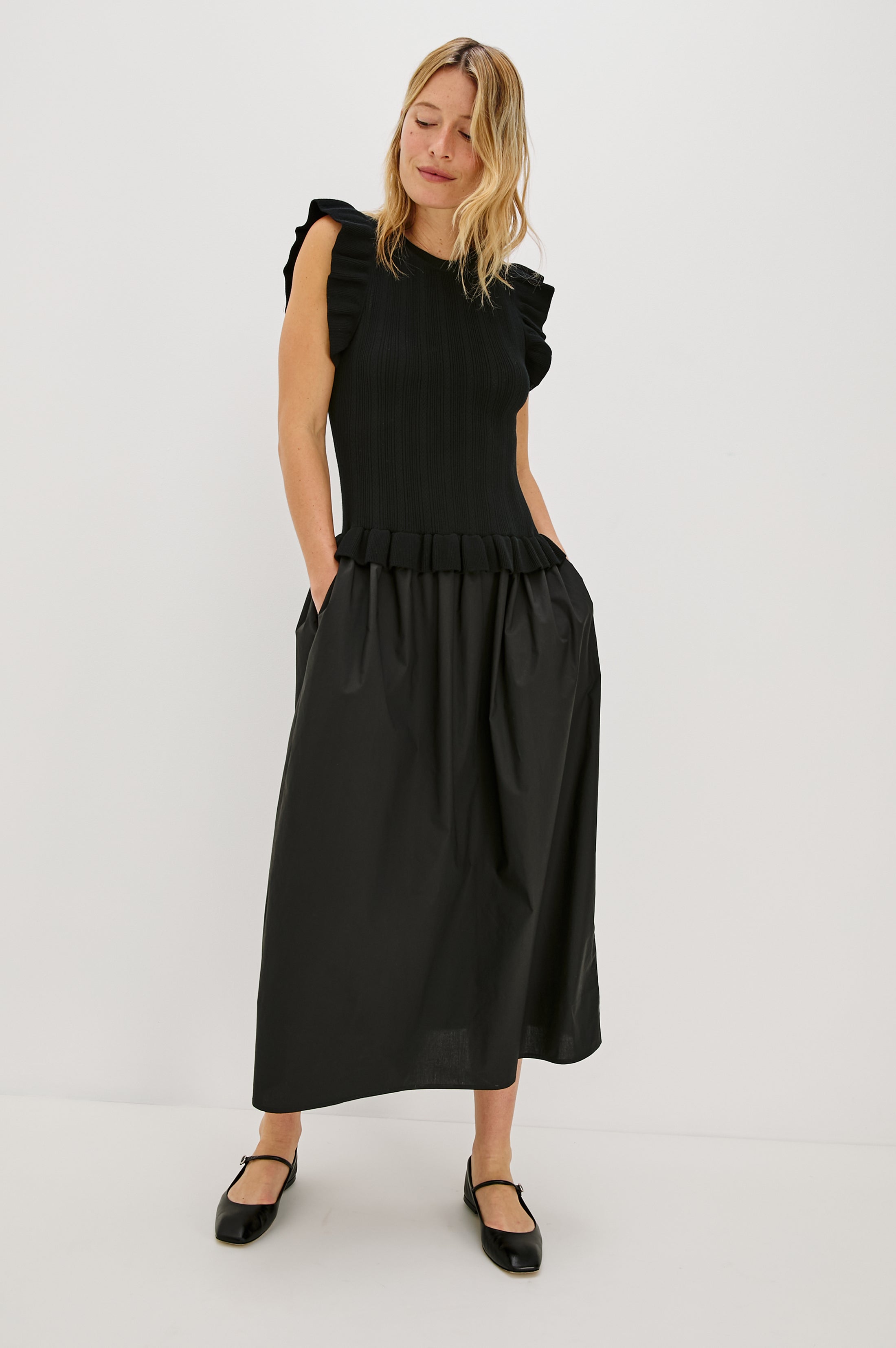 DEIRDRE DRESS - BLACK