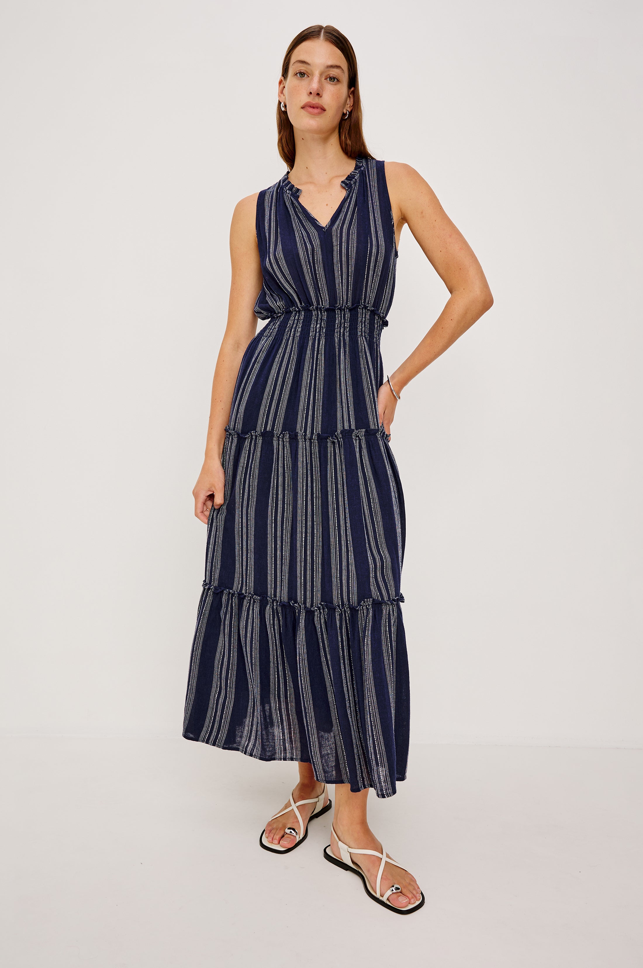 LOULOU DRESS - MAGALIA STRIPE