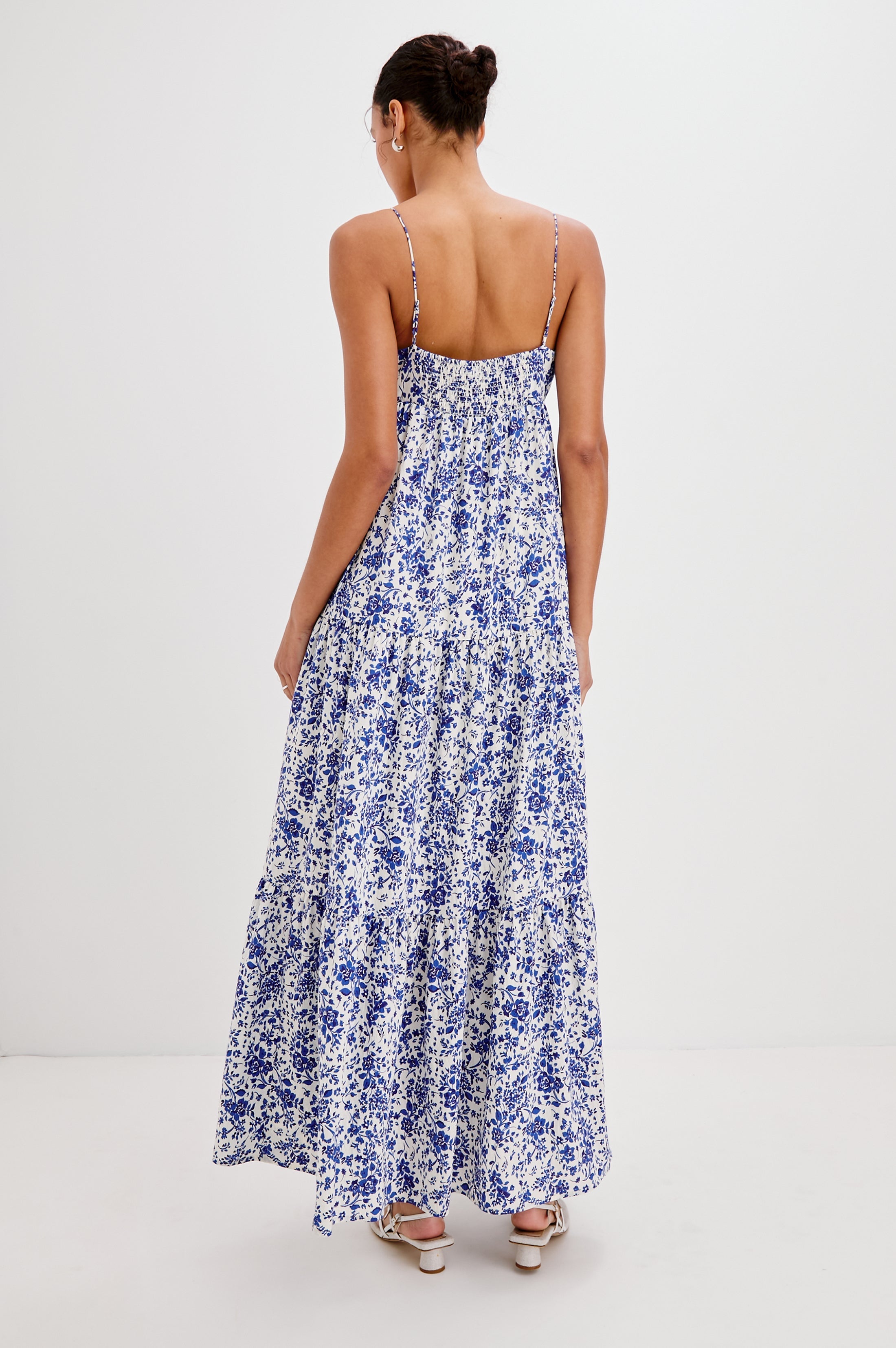 MICA DRESS - BLUE MARGUERITE