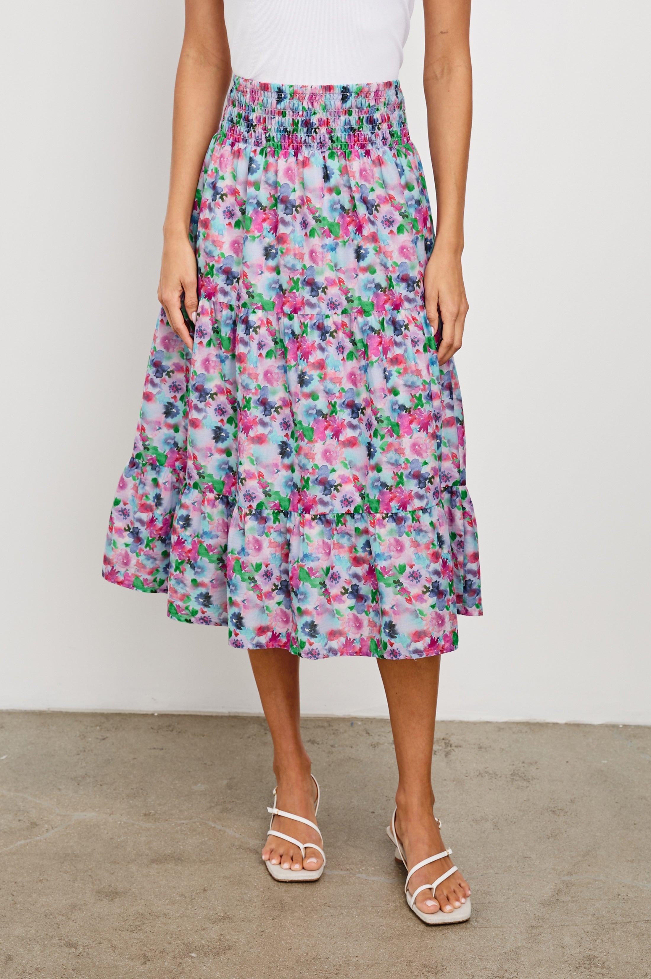 EDINA SKIRT - SPRING MEADOW