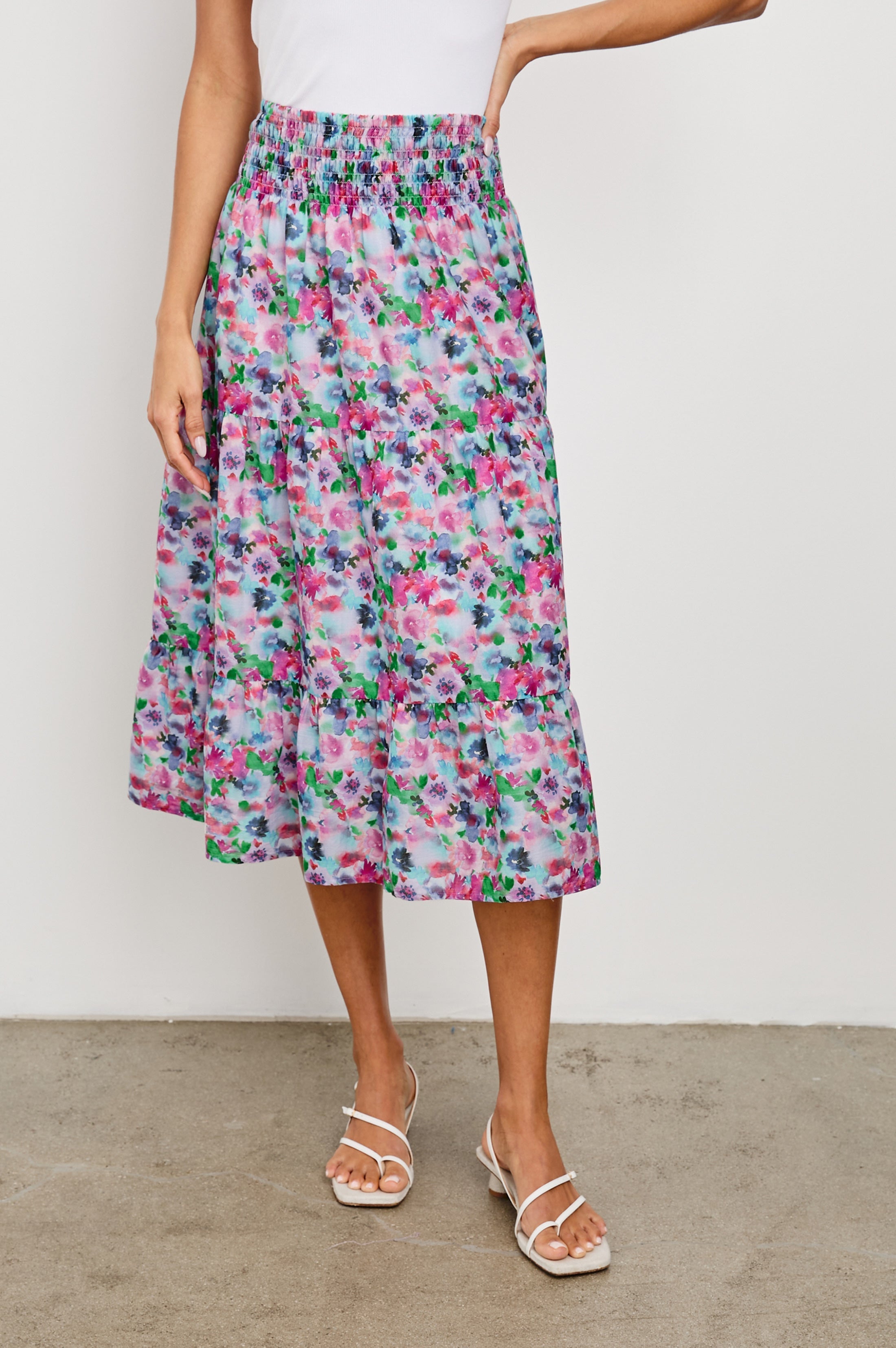 EDINA SKIRT - SPRING MEADOW