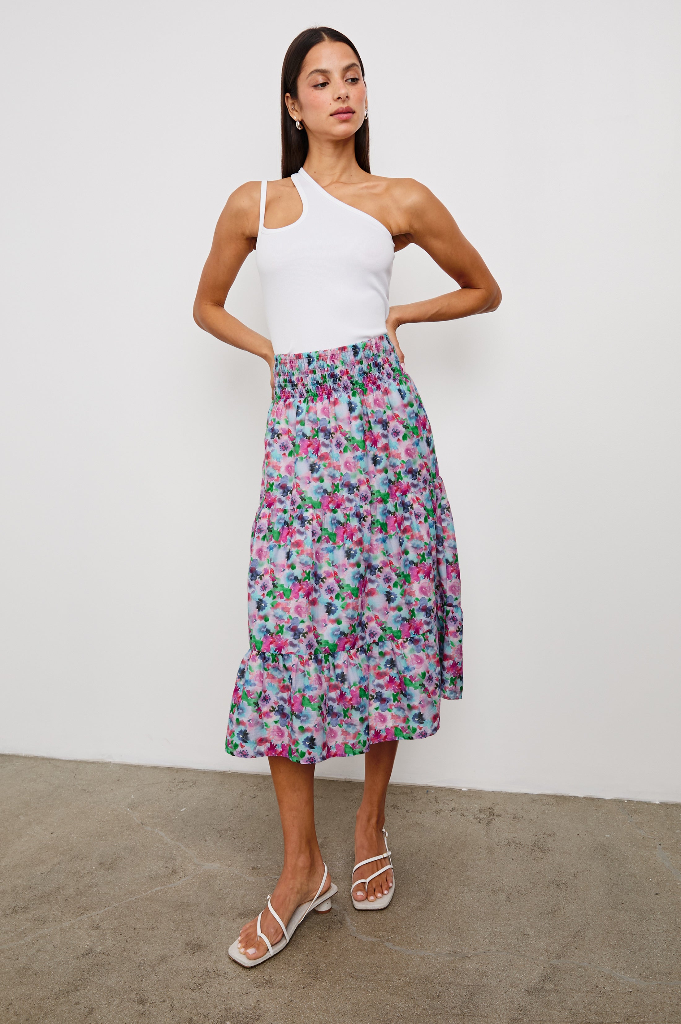 EDINA SKIRT - SPRING MEADOW