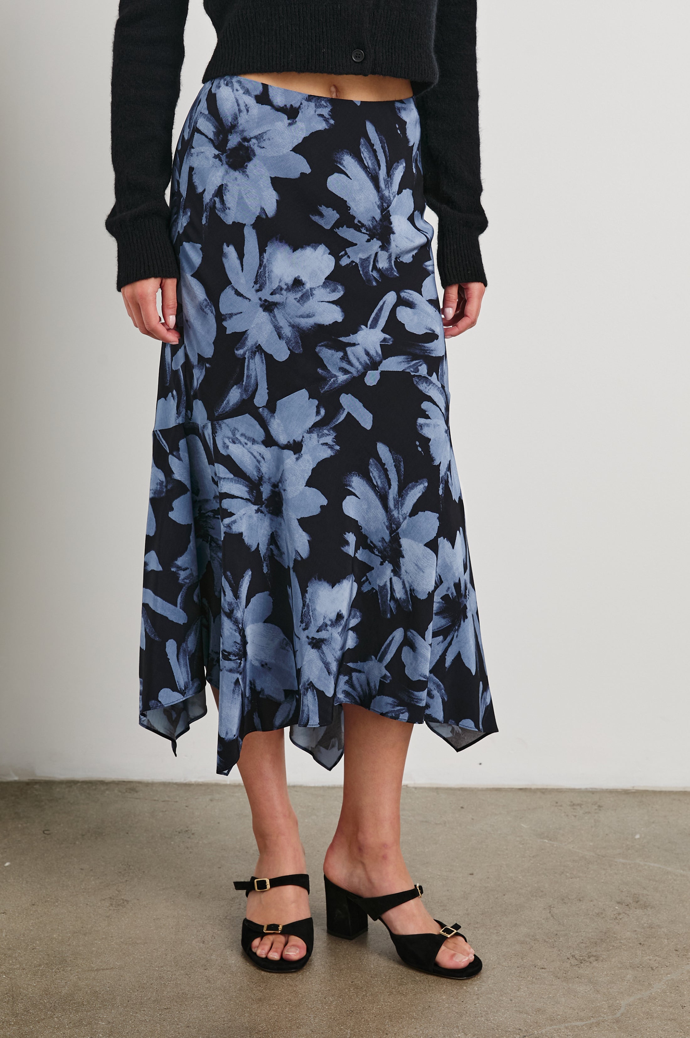 EDWINA SKIRT - MIDNIGHT LILY
