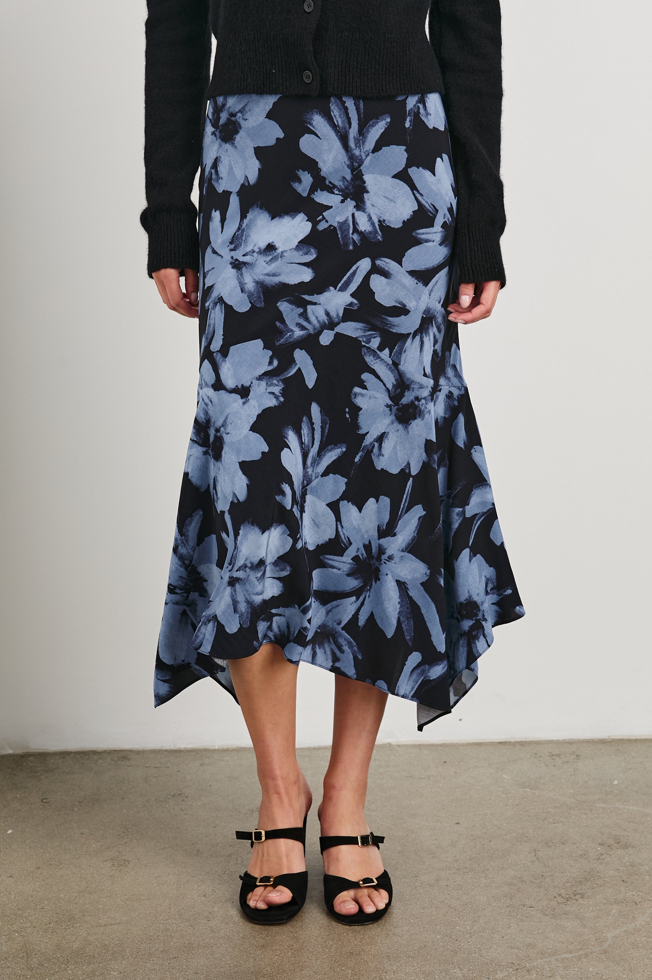 EDWINA SKIRT - MIDNIGHT LILY