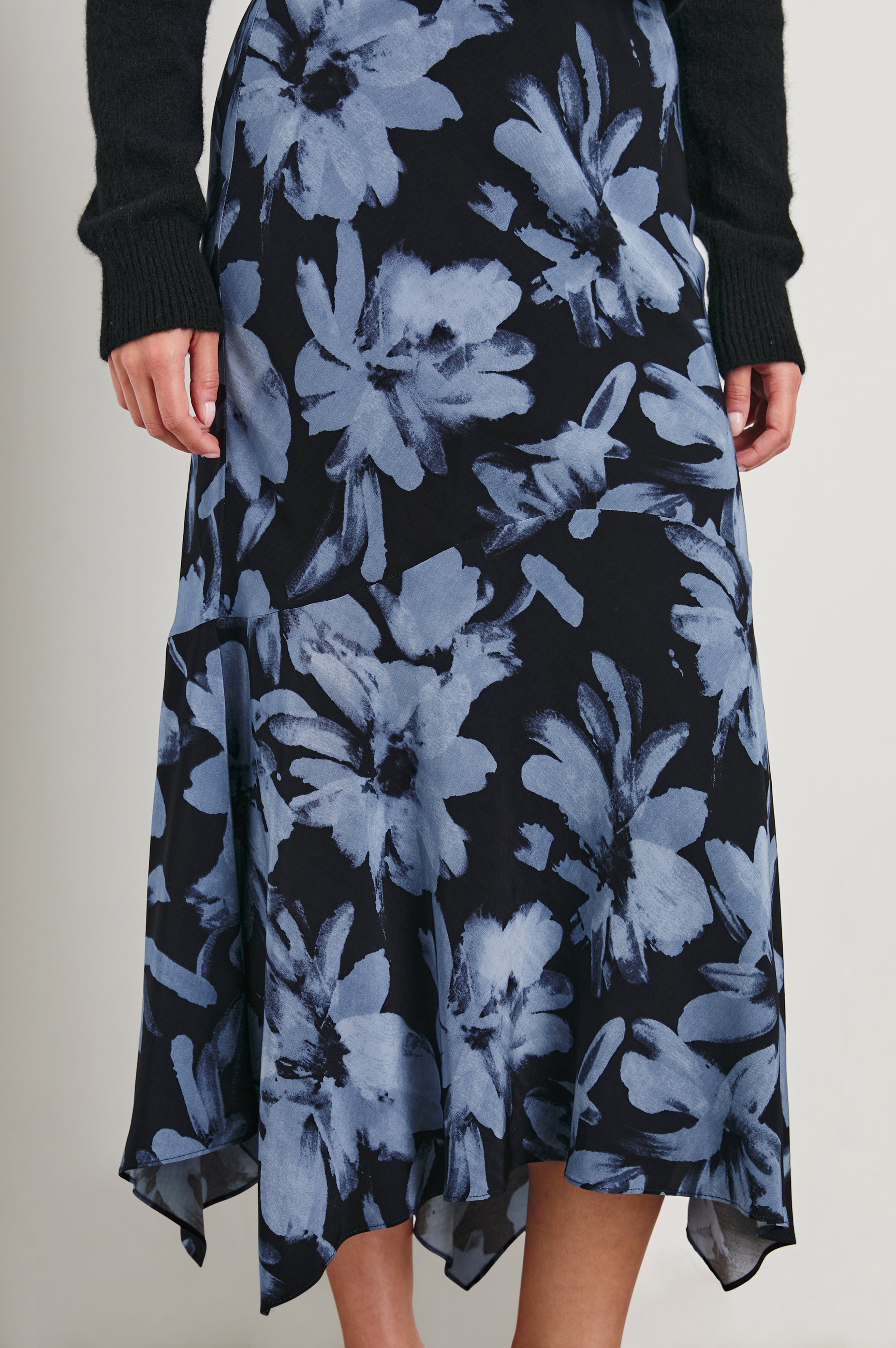 EDWINA SKIRT - MIDNIGHT LILY