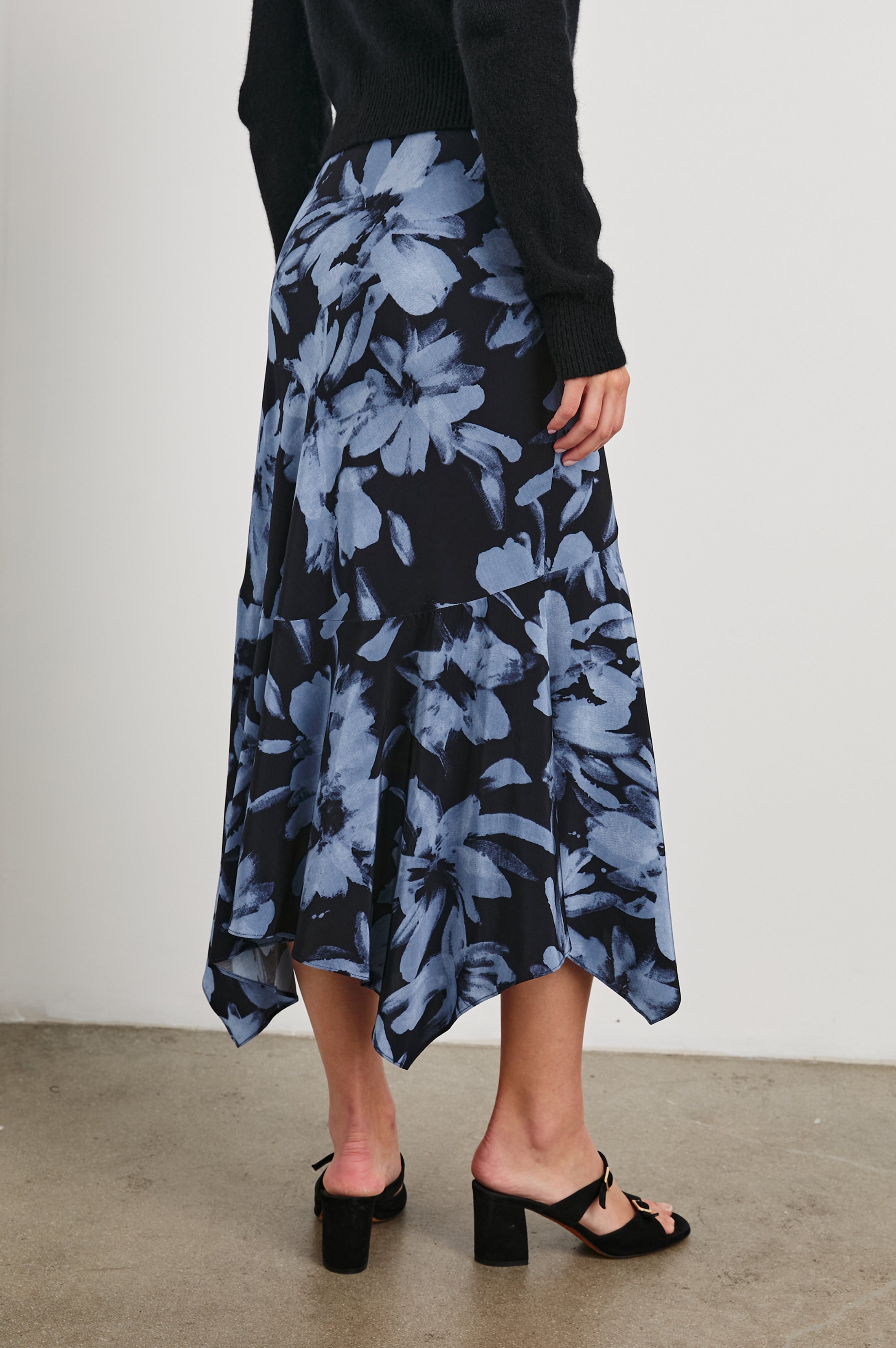 EDWINA SKIRT - MIDNIGHT LILY