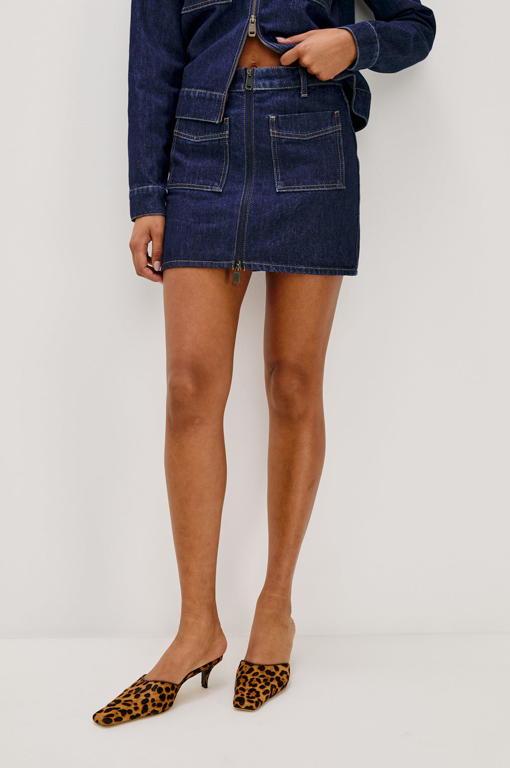 FALLBROOK SKIRT - DEEP INDIGO