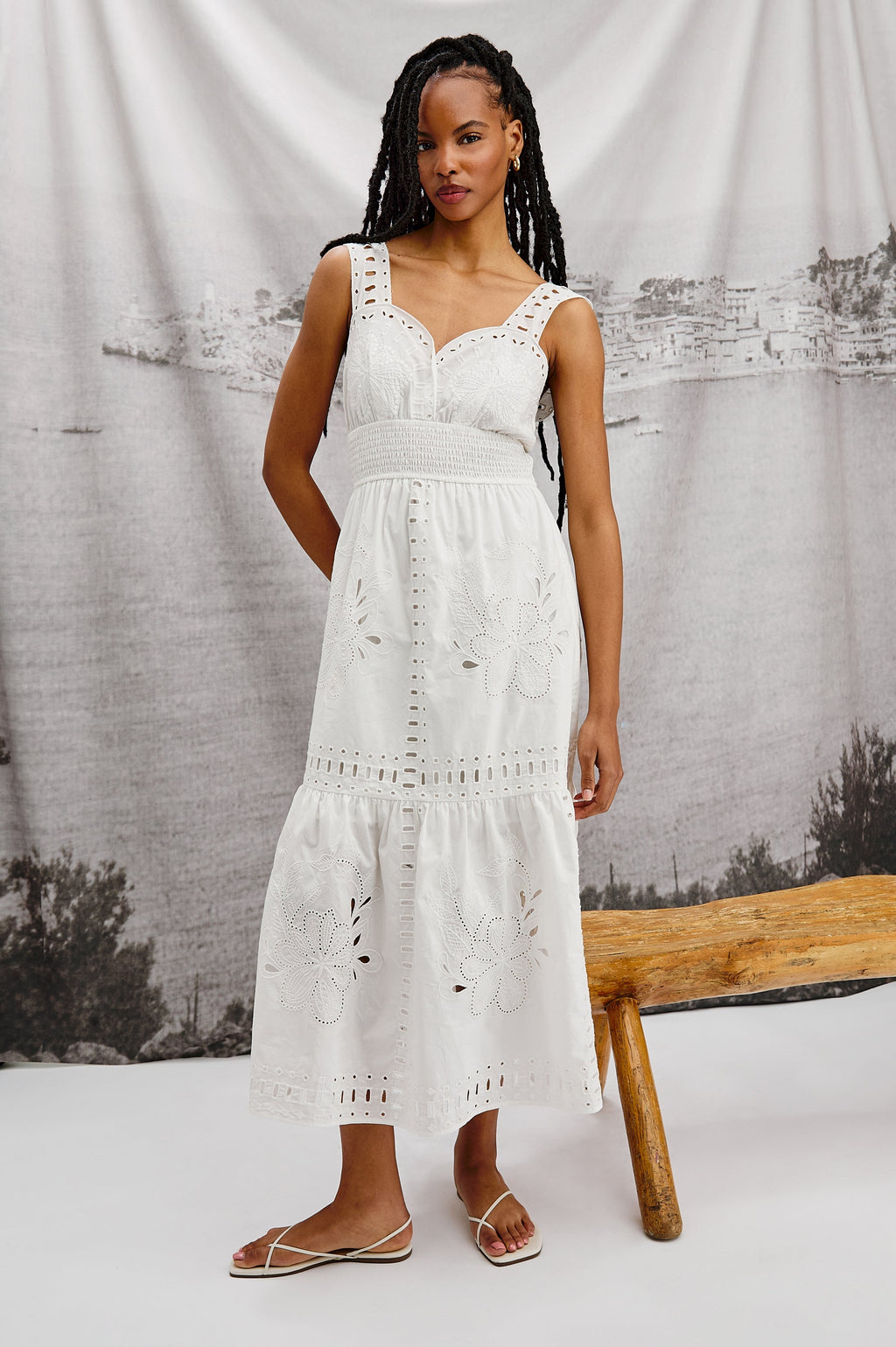 FAWN DRESS - WHITE