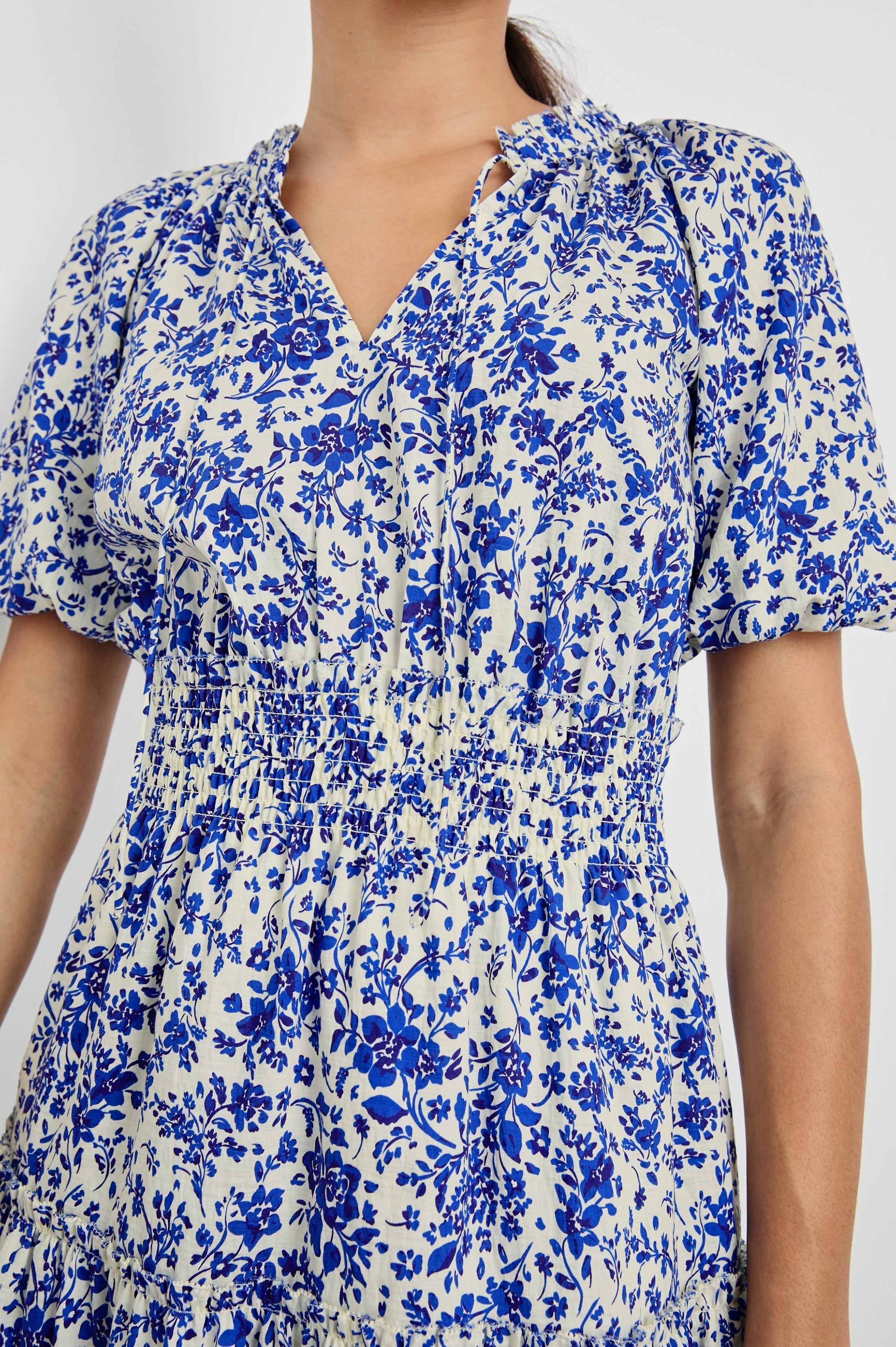 FIORELLA DRESS - BLUE MARGUERITE