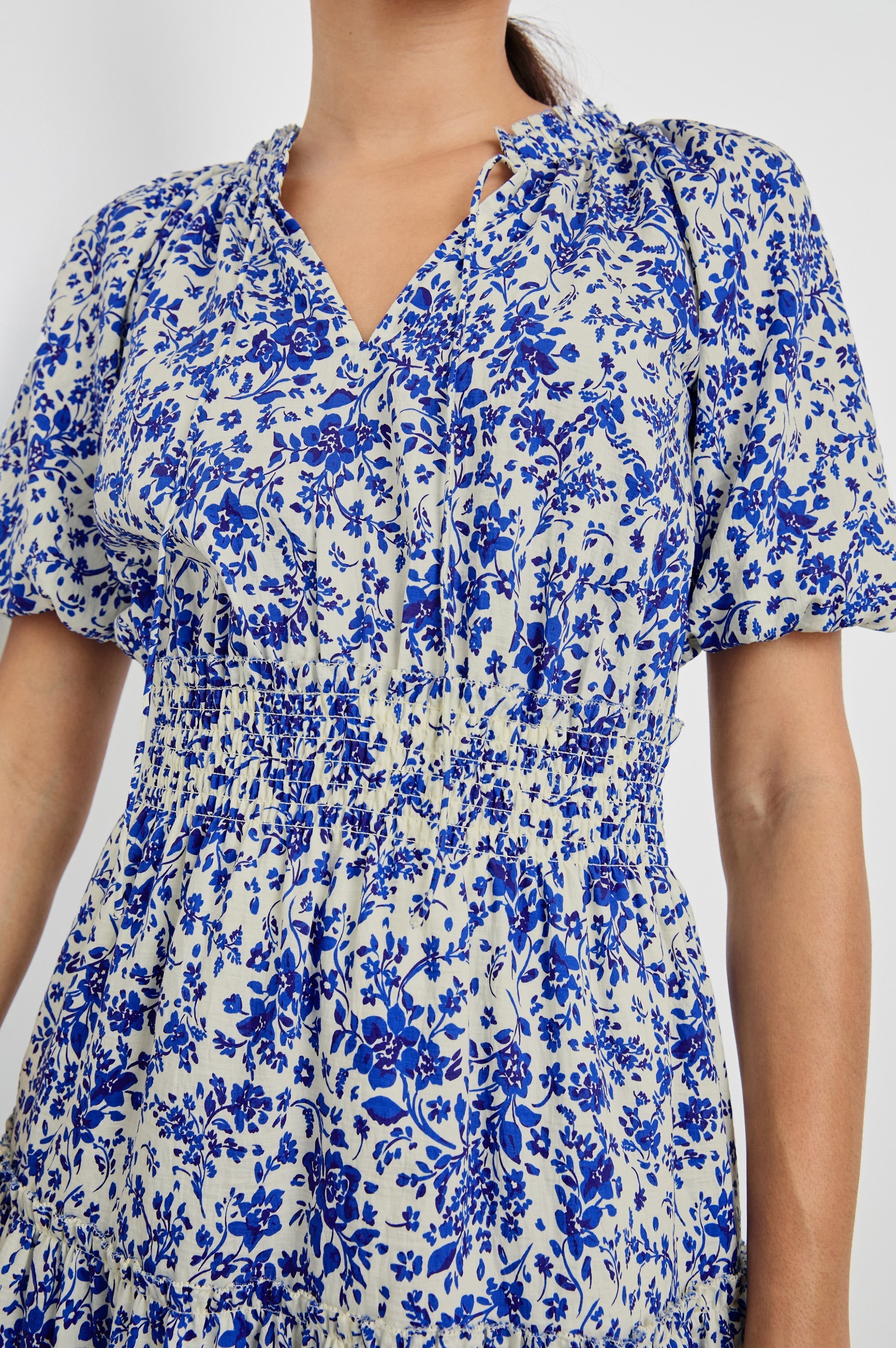 FIORELLA DRESS - BLUE MARGUERITE