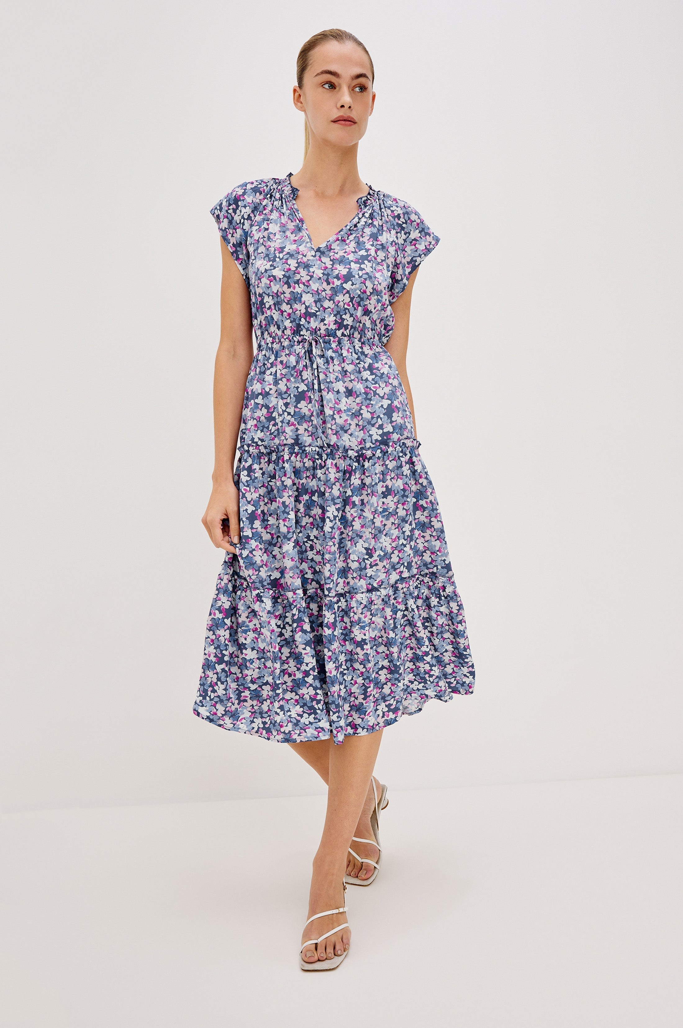 JUNI DRESS - BLUE BLOSSOM