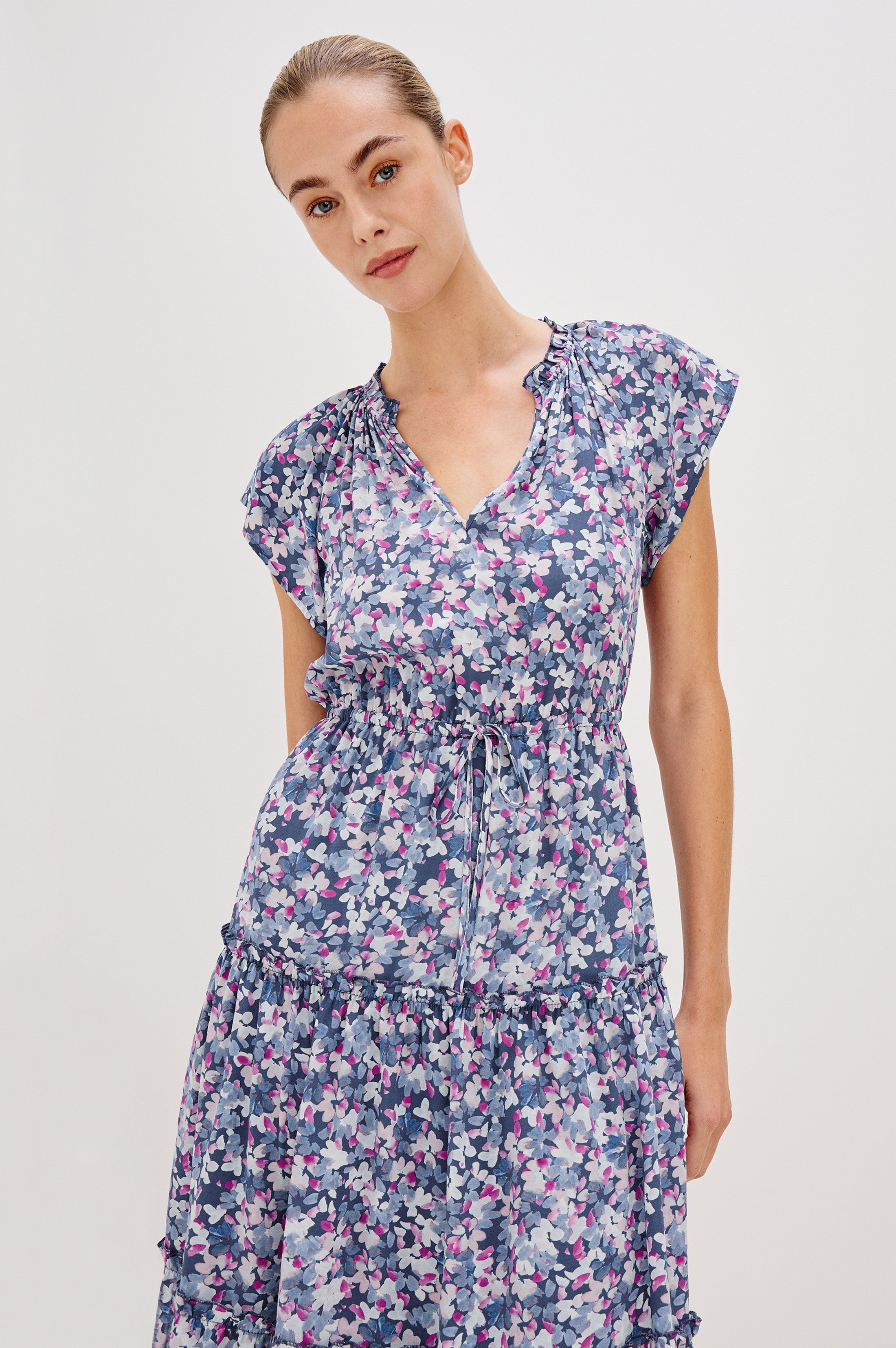 JUNI DRESS - BLUE BLOSSOM