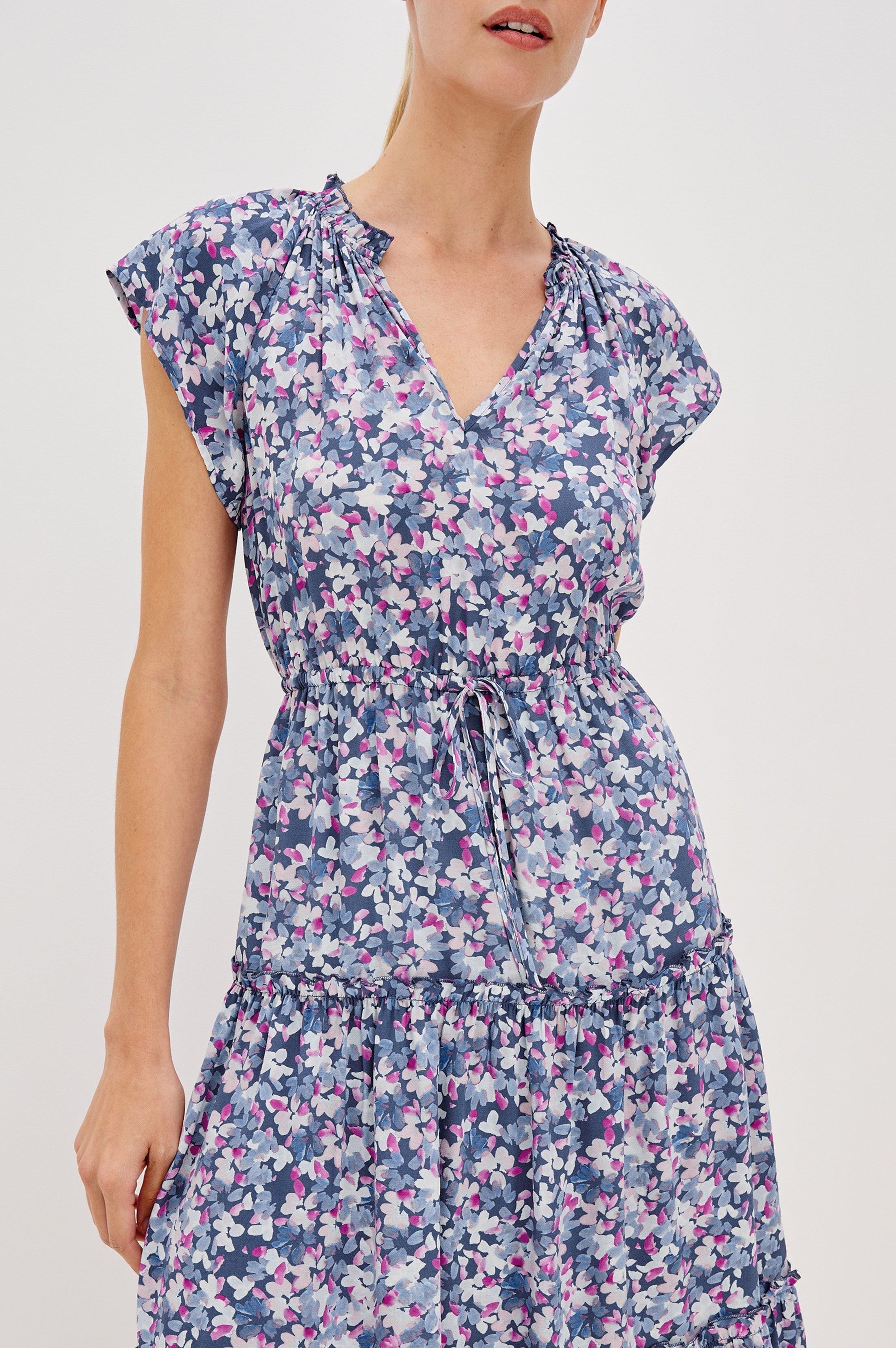 JUNI DRESS - BLUE BLOSSOM