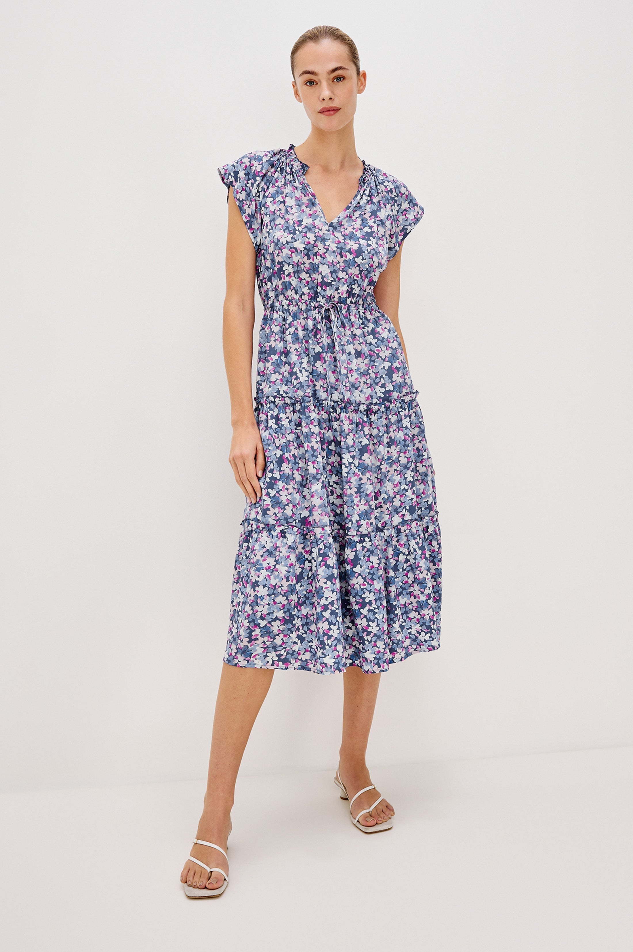 JUNI DRESS - BLUE BLOSSOM