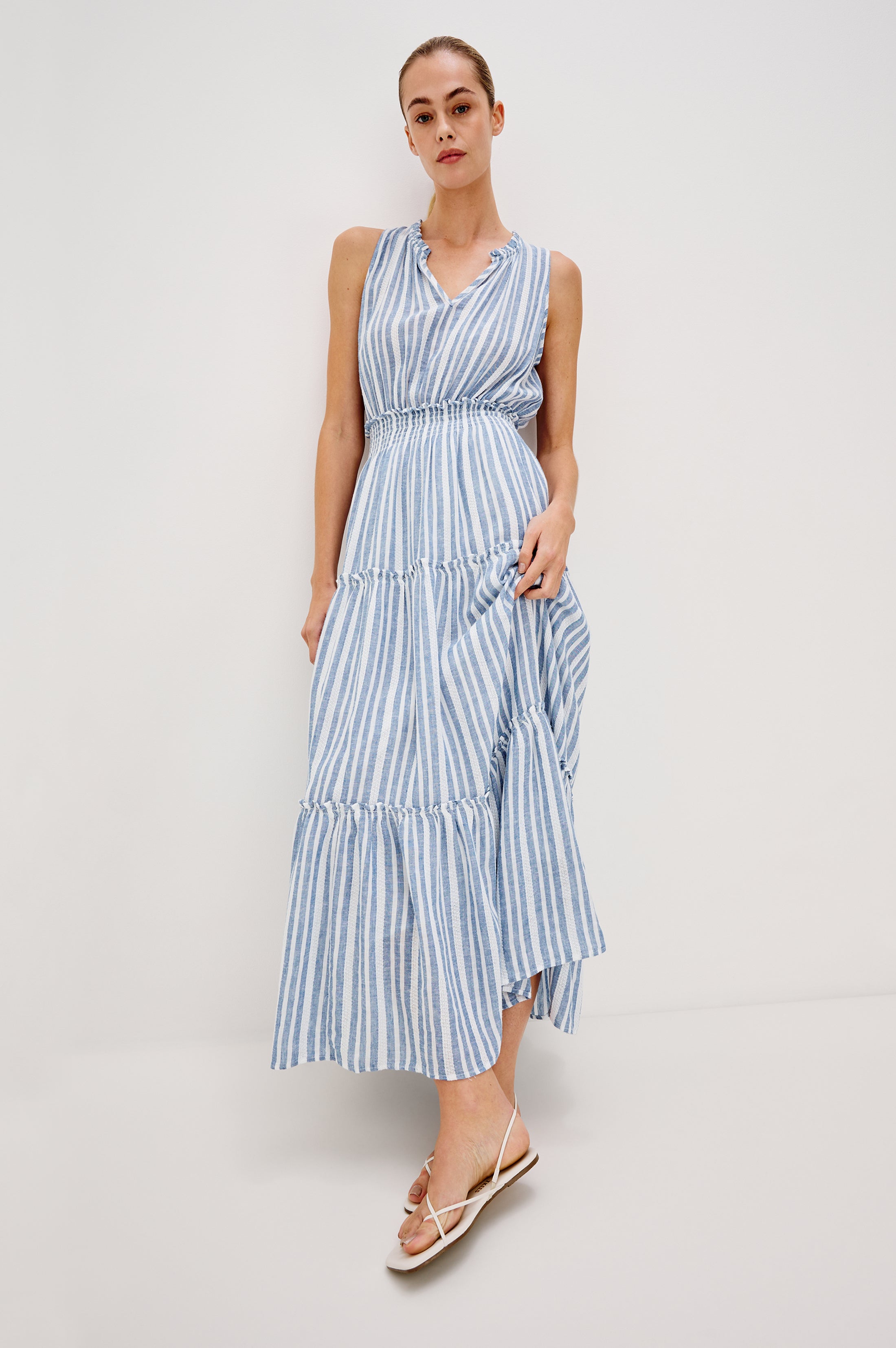 LOULOU DRESS - JALISCO STRIPE