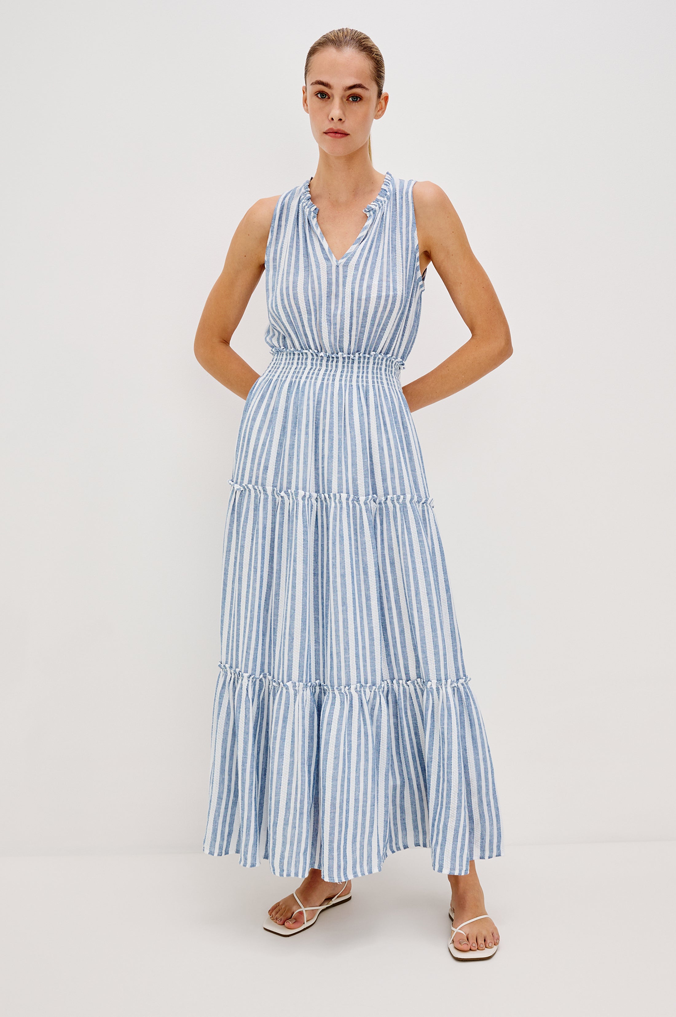 LOULOU DRESS - JALISCO STRIPE