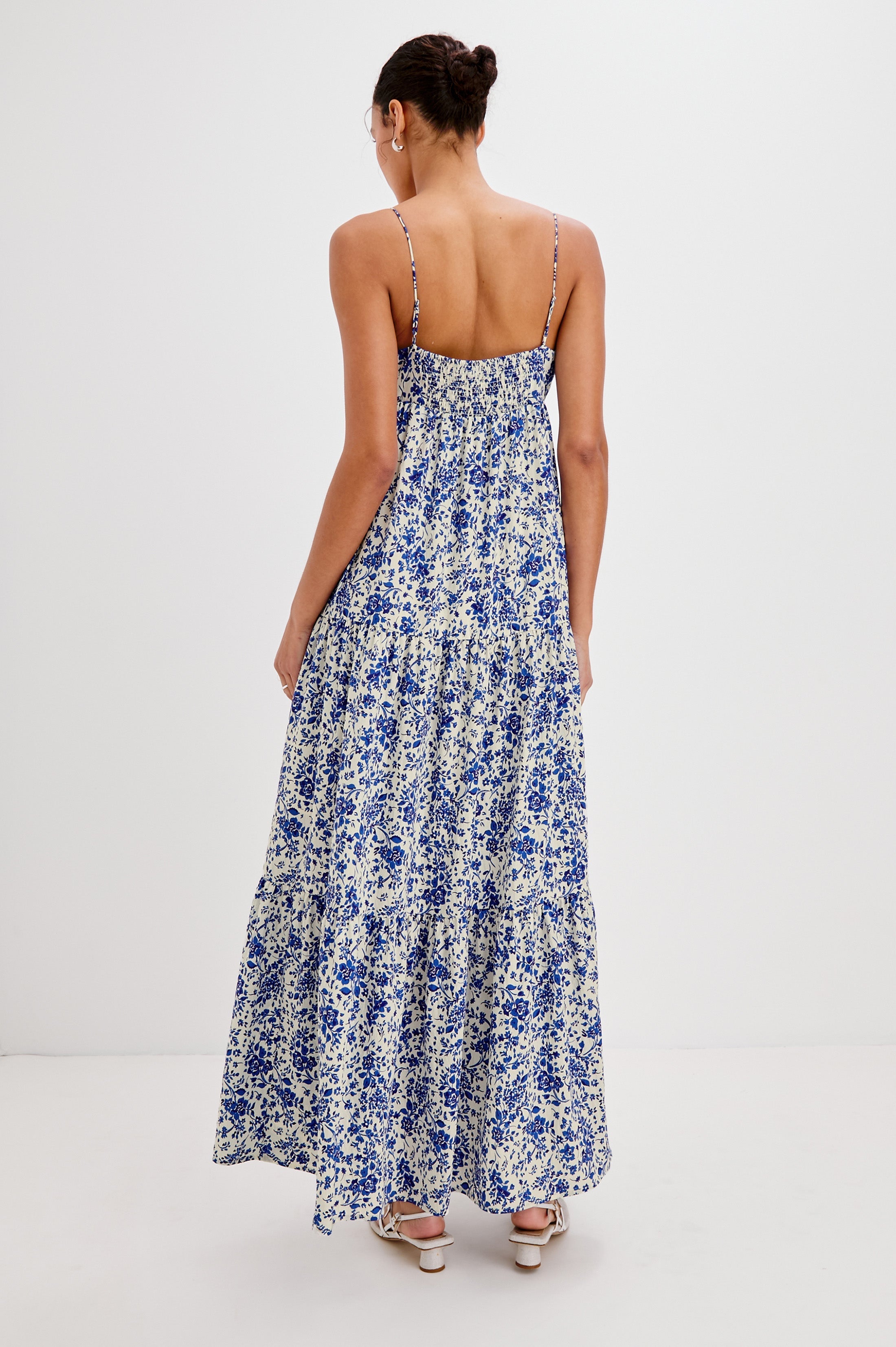 MICA DRESS - BLUE MARGUERITE