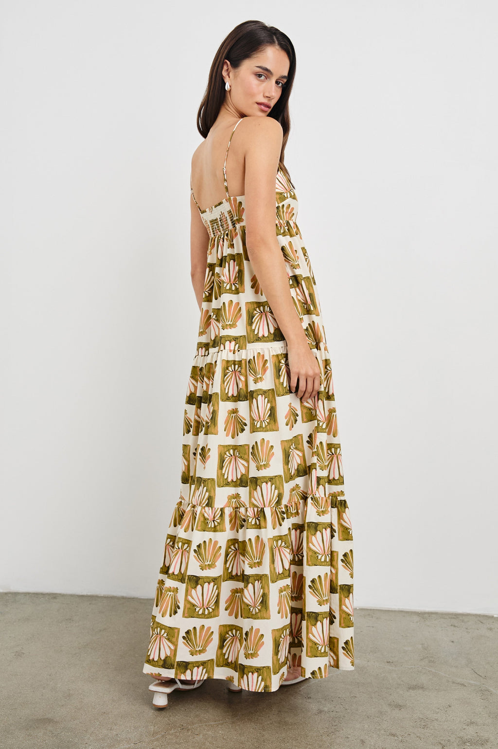 MICA DRESS - CHECKERED SHELLS
