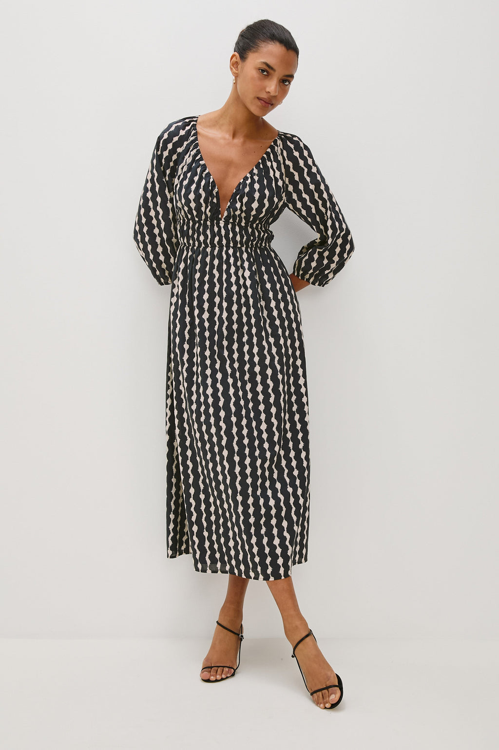 PAIO DRESS - PAINTED NOIR
