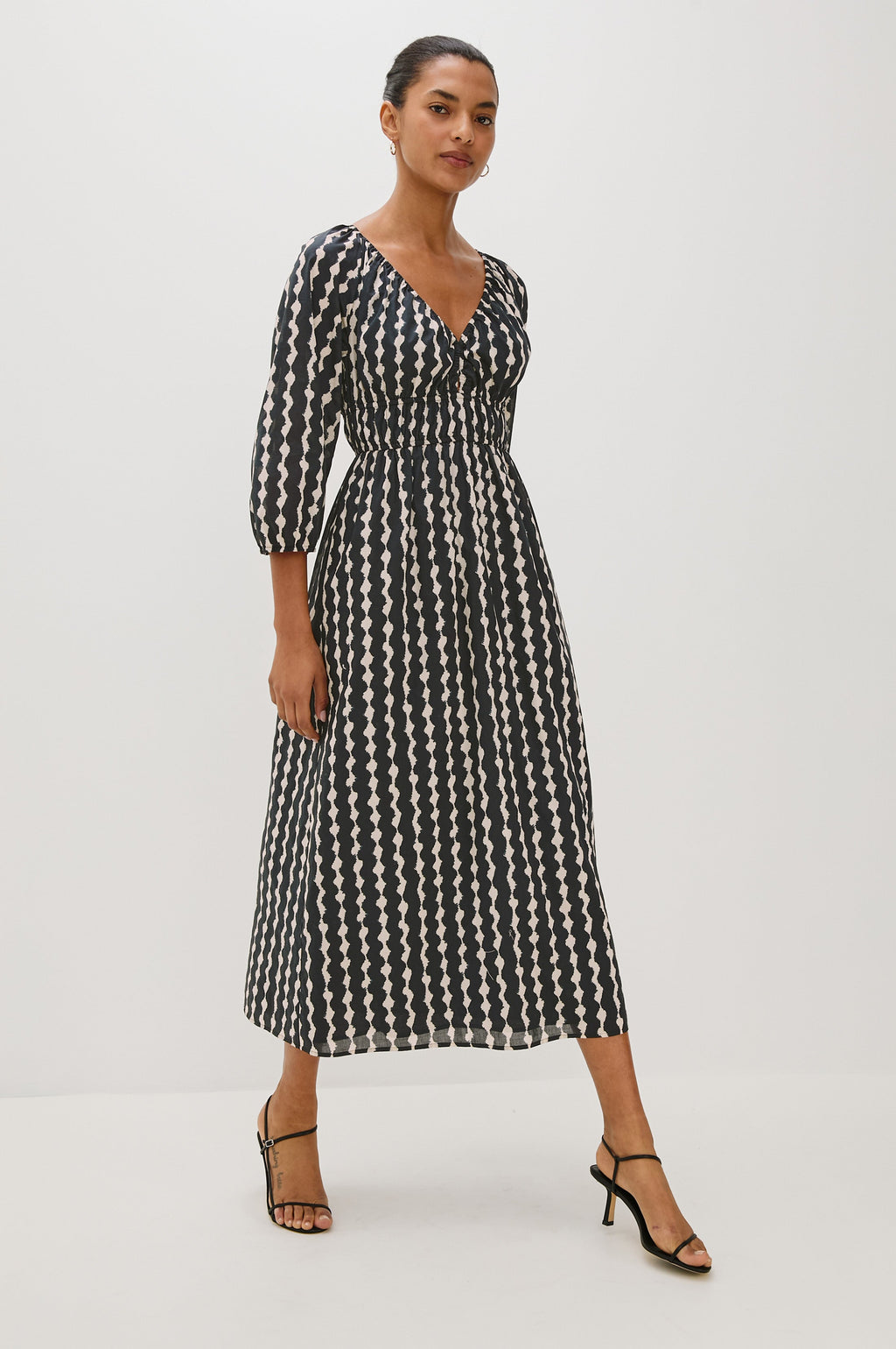 PAIO DRESS - PAINTED NOIR