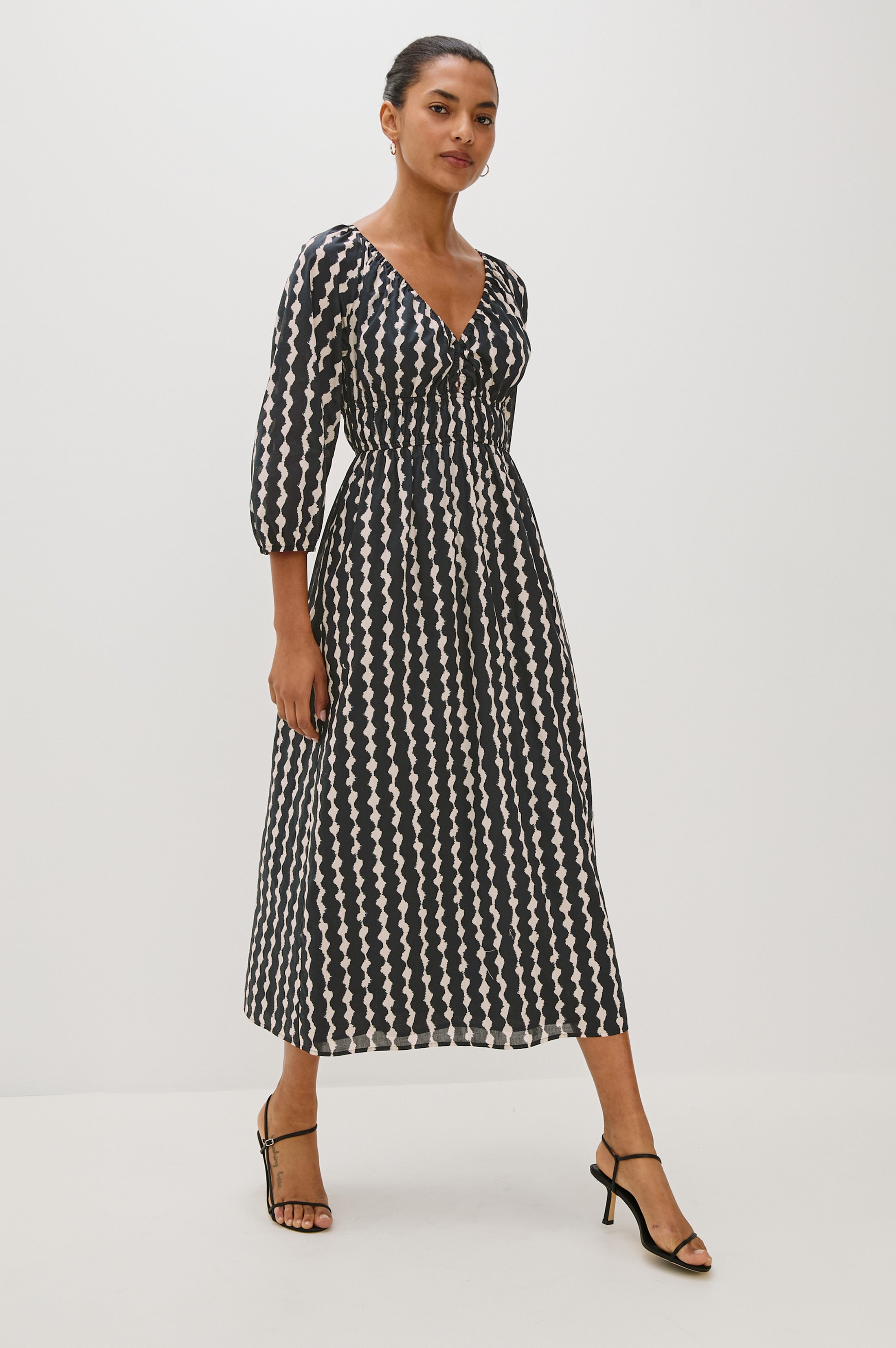 PAIO DRESS - PAINTED NOIR