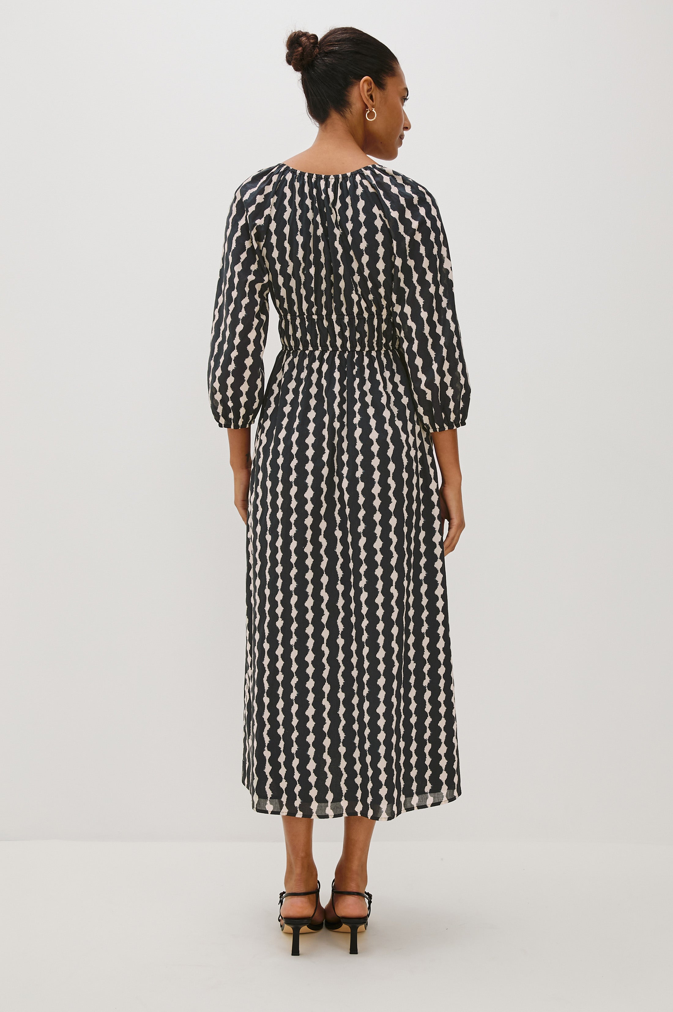 PAIO DRESS - PAINTED NOIR