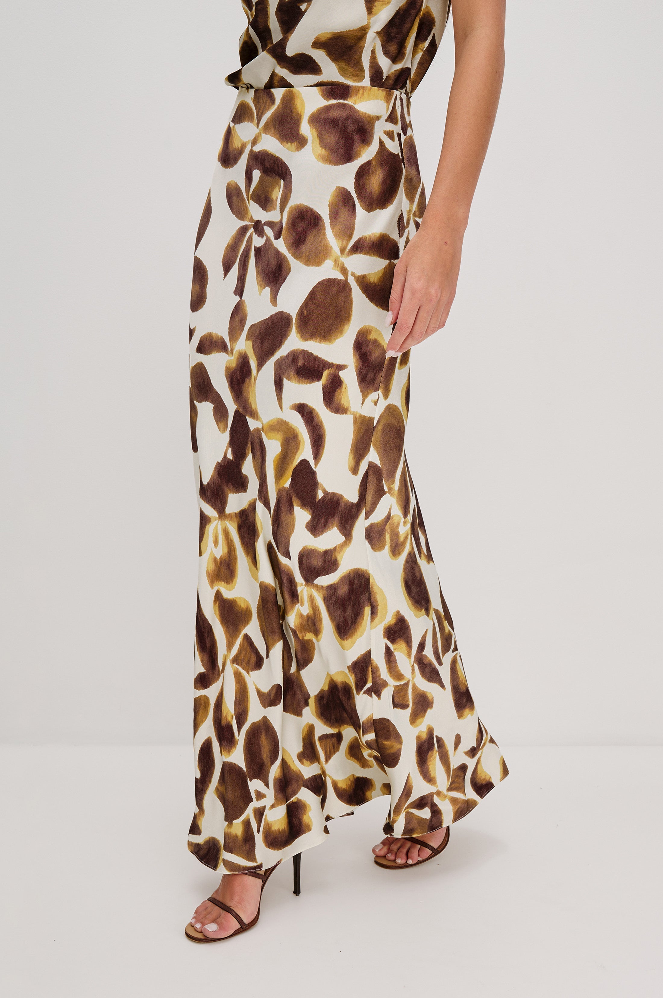 ROMINA SKIRT - ESPRESSO LILY