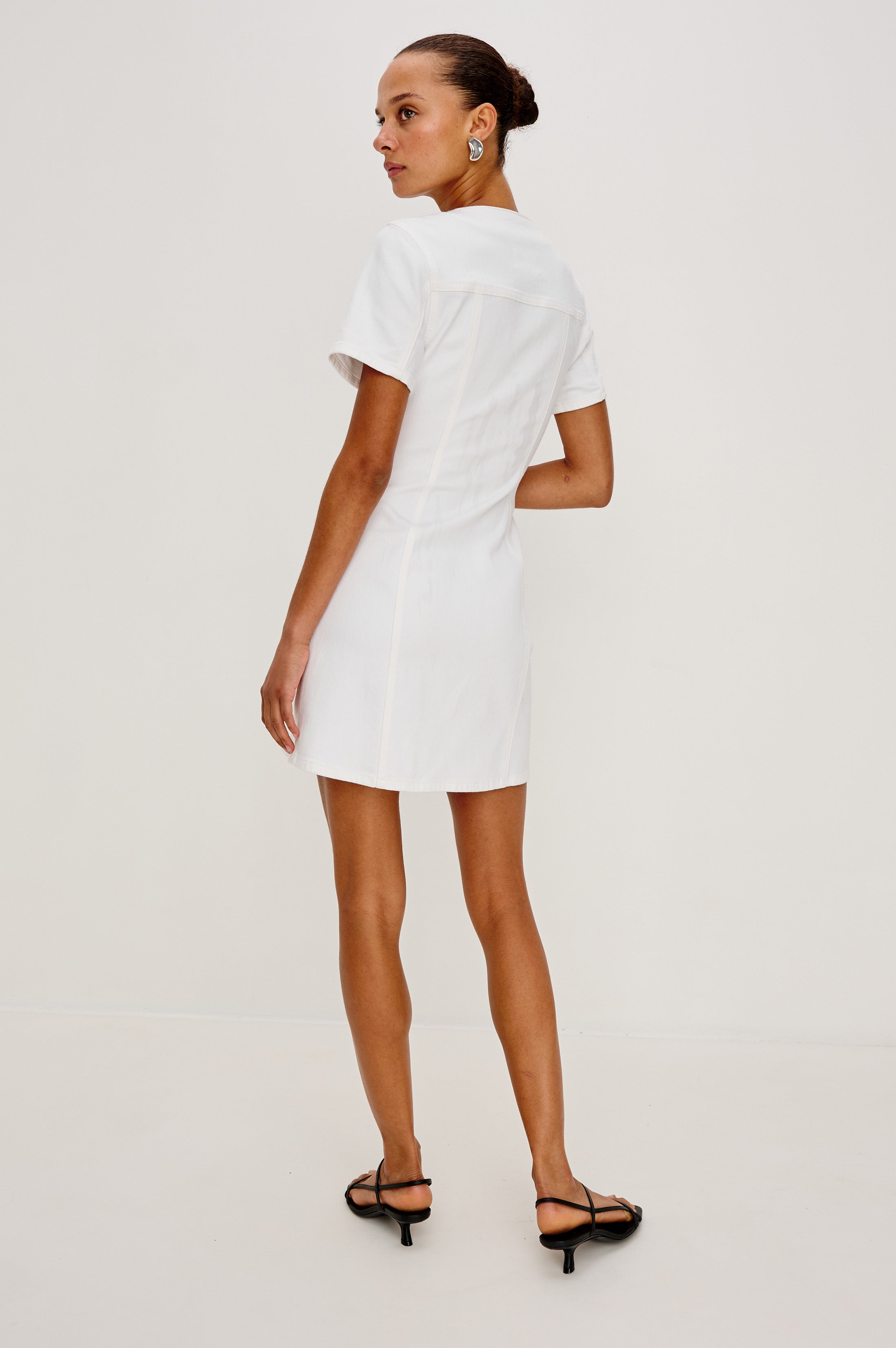 SARATOGA DRESS - SALT WHITE